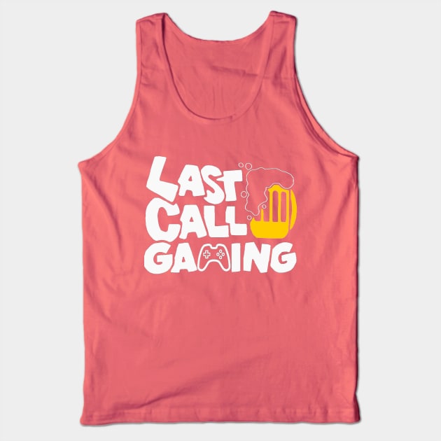 LastCallGaming Con design White Tank Top by Zeus928